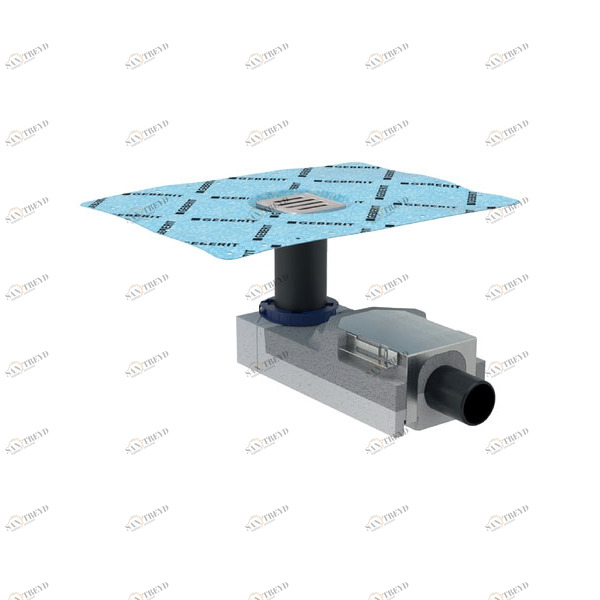 Трап Geberit высота стяжки для напольного стока 90–200 мм 154.051.00.1 Santreyd 