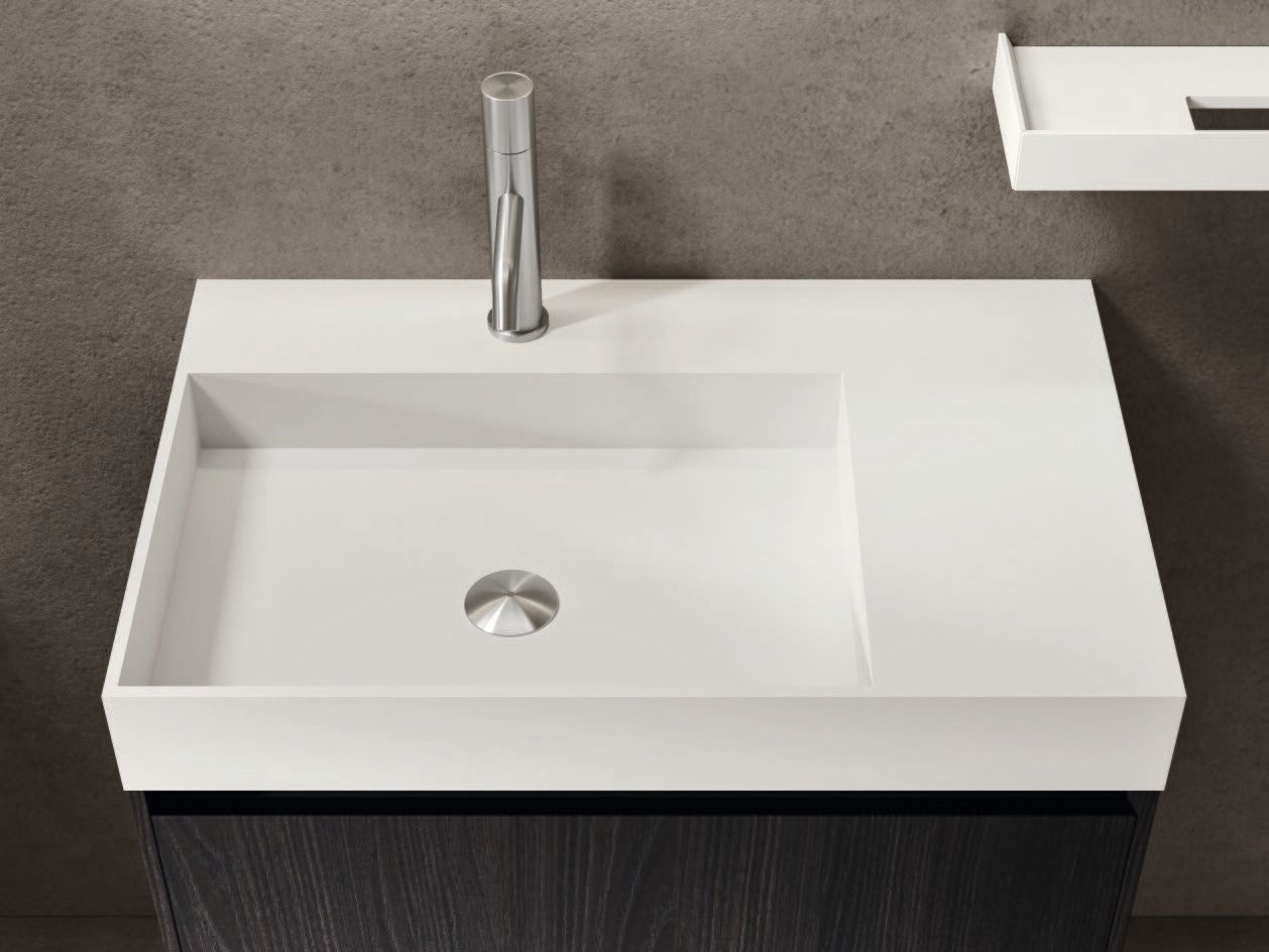 Деревянный и Milltek двойной напольный умывальник со встроенным умывальником Noorth синтез ARCH-00101796 - Вид №3