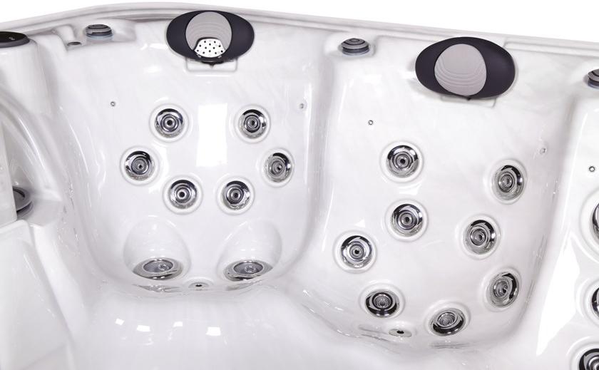 Gruppo Geromin Квадратный мини-бассейн с гидромассажем Peakline sun-id-1474279 - Вид №2