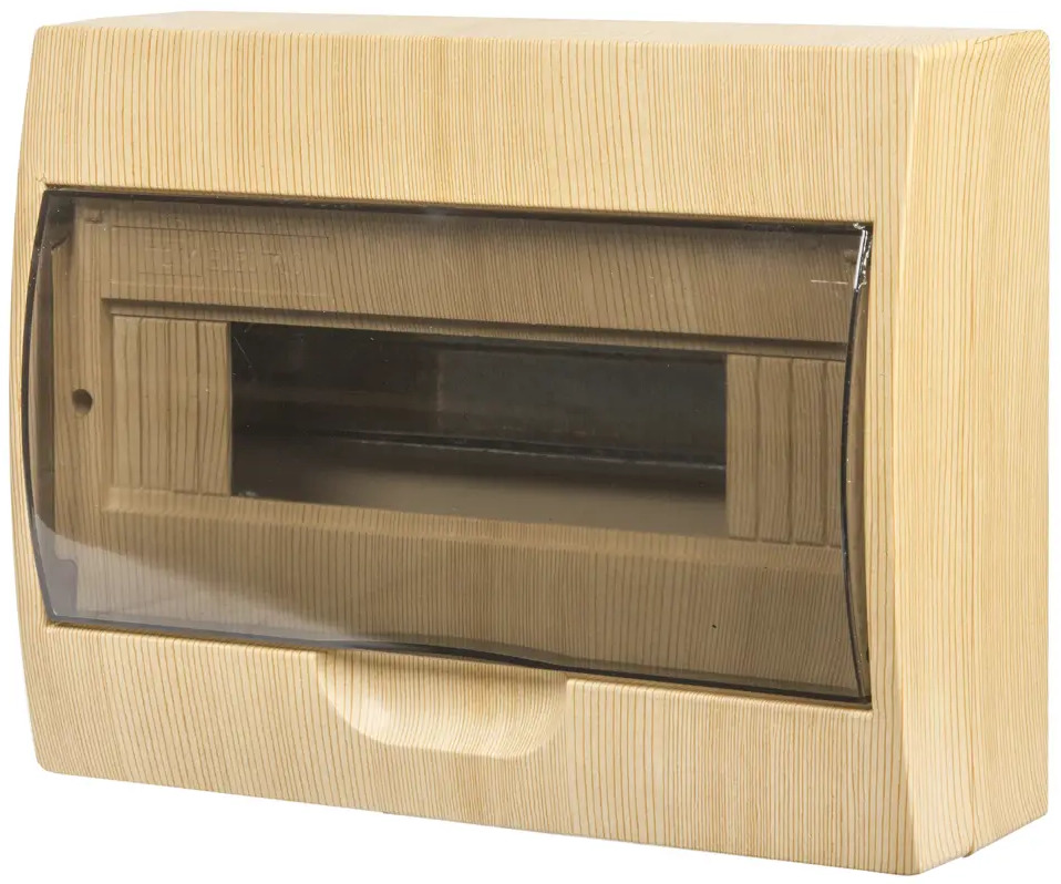 Щиток распределительный навесной TDM на 12 модулей в цвете сосна 15619463