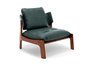 Кожаное садовое кресло