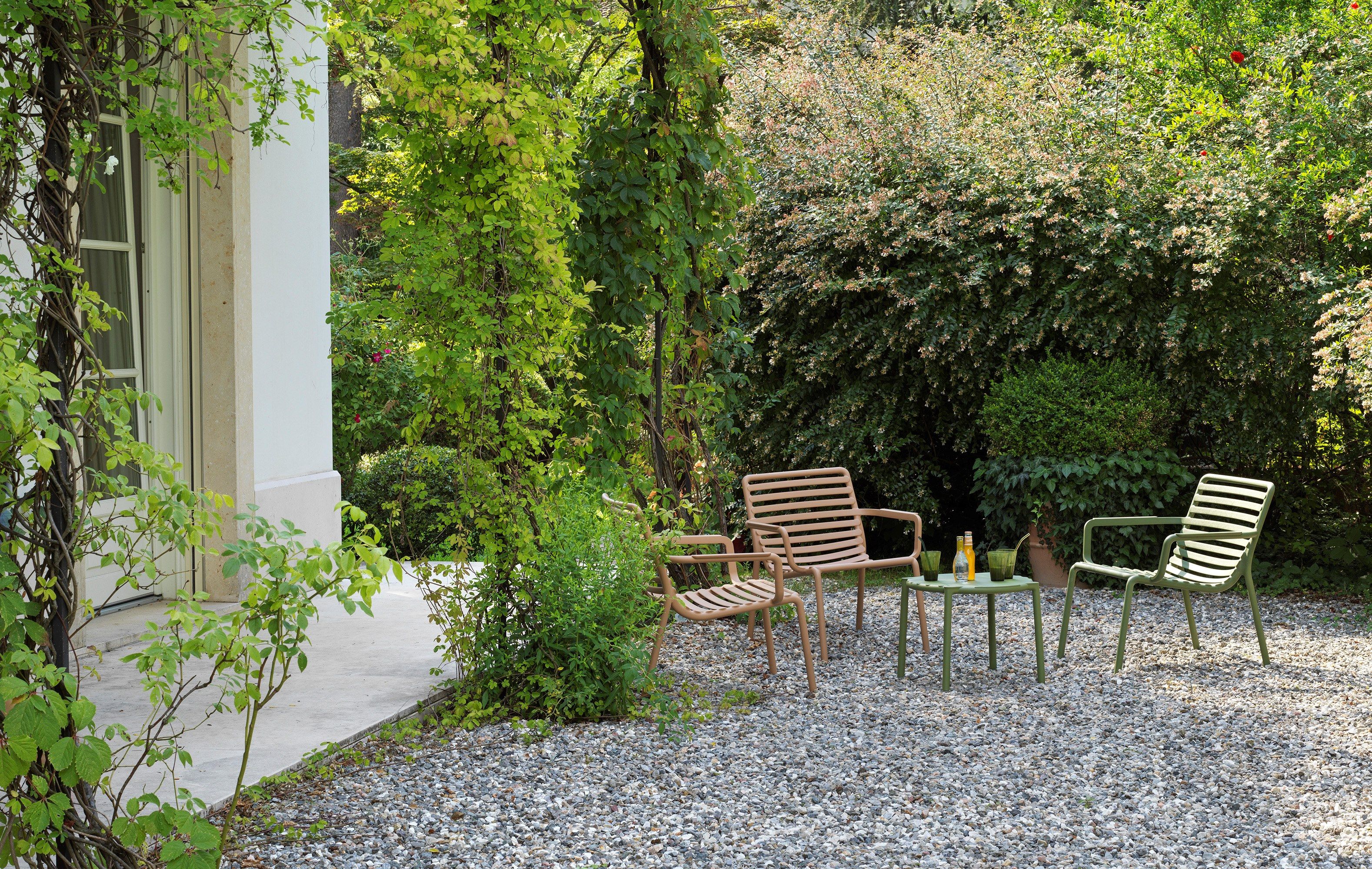 Цельный журнальный столик из стекловолокна с круглой столешницей Nardi Doga ARCH-00066884 - Вид №5