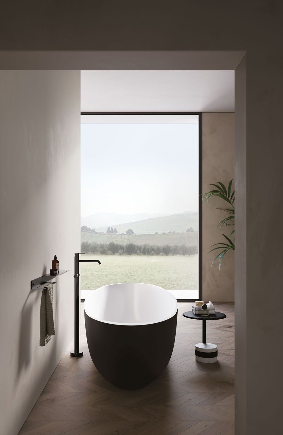 Овальная ванна в центре комнаты в Cristalplant® DISENIA круглый ARCH-00095689 - Вид №2