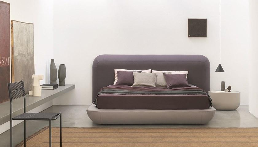 Alias Двуспальная кровать с обивкой из ткани Okome sun-id-1502829 - Вид №1