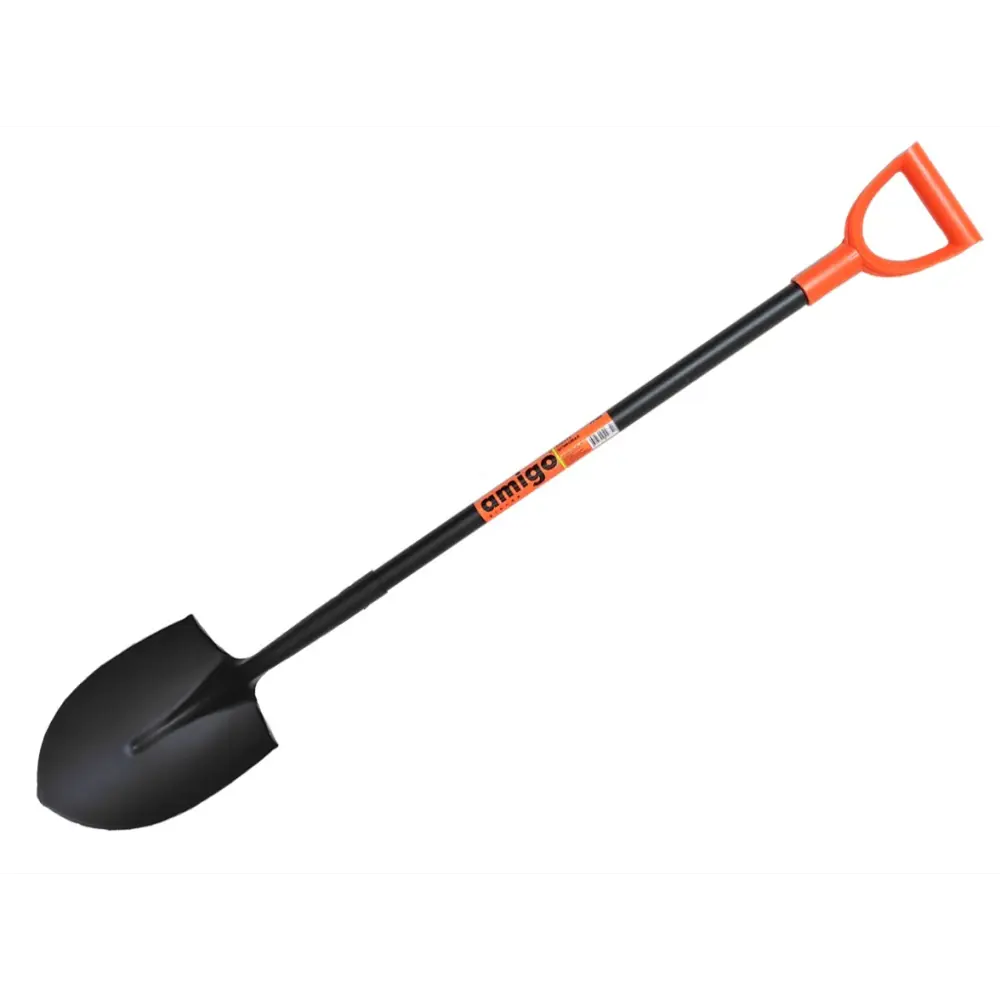 Лопата штыковая Amigo 130 см сталь с черенком 86710715 STLM-2192598 