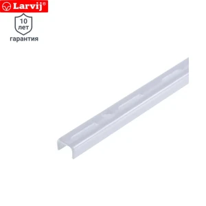 Направляющая однорядная Larvij 150 см 55 кг/20 см цвет белый