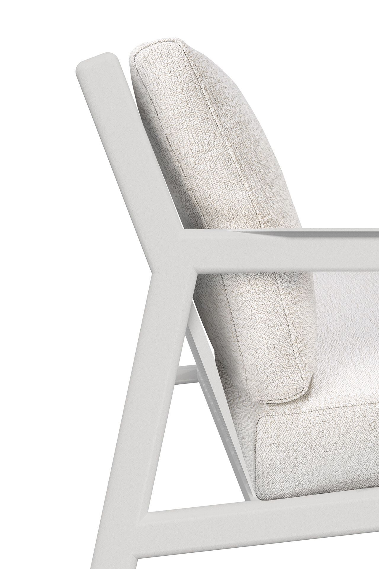 Порошковое покрытие алюминиевый мягкий садовый стул с подлокотниками Ethnicraft Джек ARCH-00113822 - Вид №8