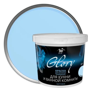 Краска для кухни и ванной цвет голубой иней 0.9 л 81964000 STLM-2140915