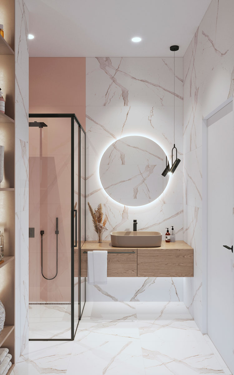 Элитный керамогранит Staro Slim Monocolors ELITE PEACH STP-ST389 INCOLOR - Вид №2