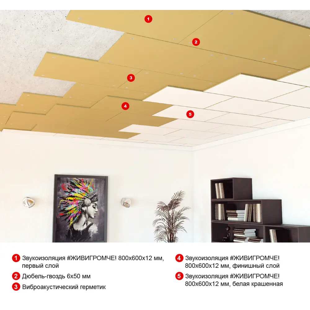 Хвойная звукоизоляция ЖивиГромче! 12 мм 3.84 м² 82811694 STLM-2140526 STEICO  - Вид №8