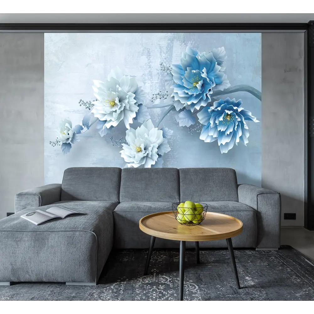 Фотообои Утонченная флористика флизелиновые, 300x270 см, L13-255 FBRUSH 3D FLIZART STLM-2068274 - Вид №1