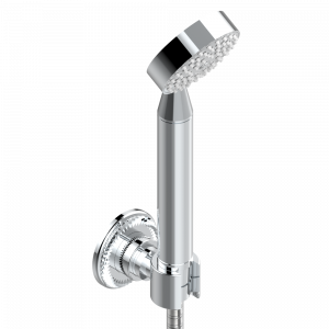 U4D-52A Душ ручной стильный встраиваемый в стену, шланг и стационарный кронштейн Thg-paris Diplomate Royale Хром