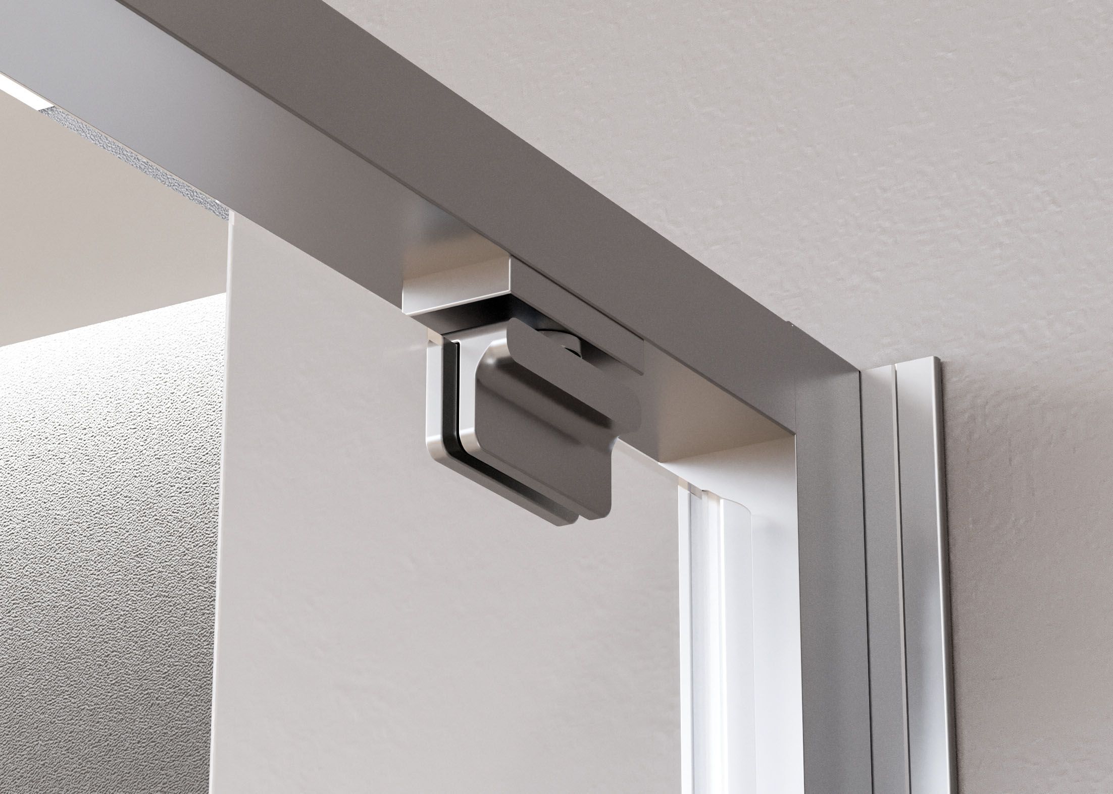 Алюминиевая и стеклянная душевая кабина с раздвижной дверью Novellini Рига ARCH-00130526 - Вид №5