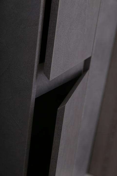 Шкаф подвесной, с двумя распашными дверцами с доводчиками BelBagno KRAFT-1600-2A-SC-PG-R  - Вид №3