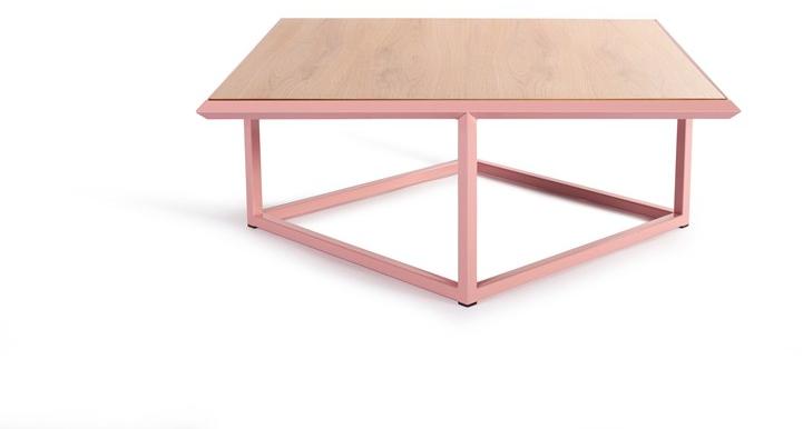 Deadgood Низкий квадратный стальной журнальный столик  Tu1  - Вид №4