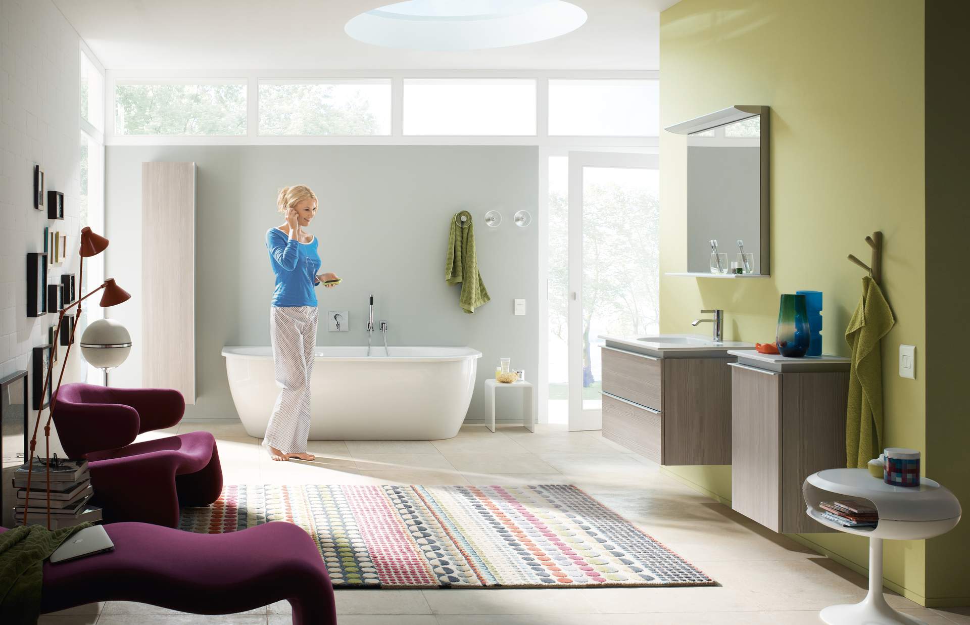 0499830000 Подвесная раковина настенная овальная Duravit Darling New - Вид №5