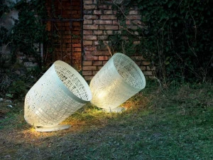 Karman Торшер для улицы из смолы кокона Blackout