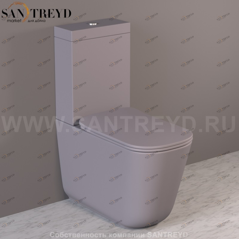 511789 Компакт унитаз с бачком Белый Kerasan Tribeca Италия