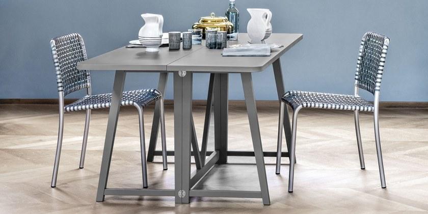 Gervasoni Прямоугольный стол со складывающейся столешницей Gray sun-id-1357567 - Вид №2