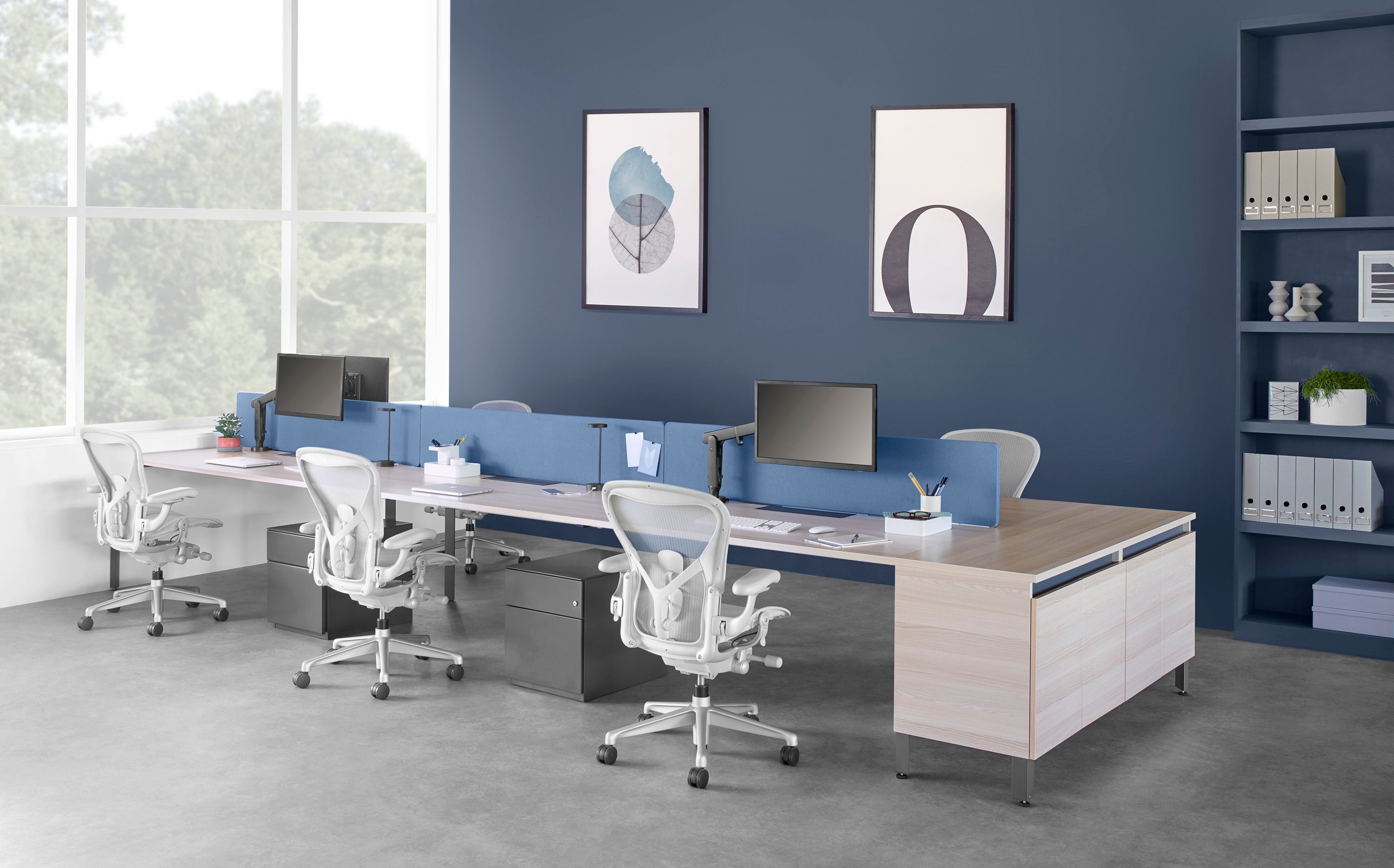 5-спицевое вращающееся офисное кресло с колесами Herman Miller Aeron ARCH-00152986 - Вид №27