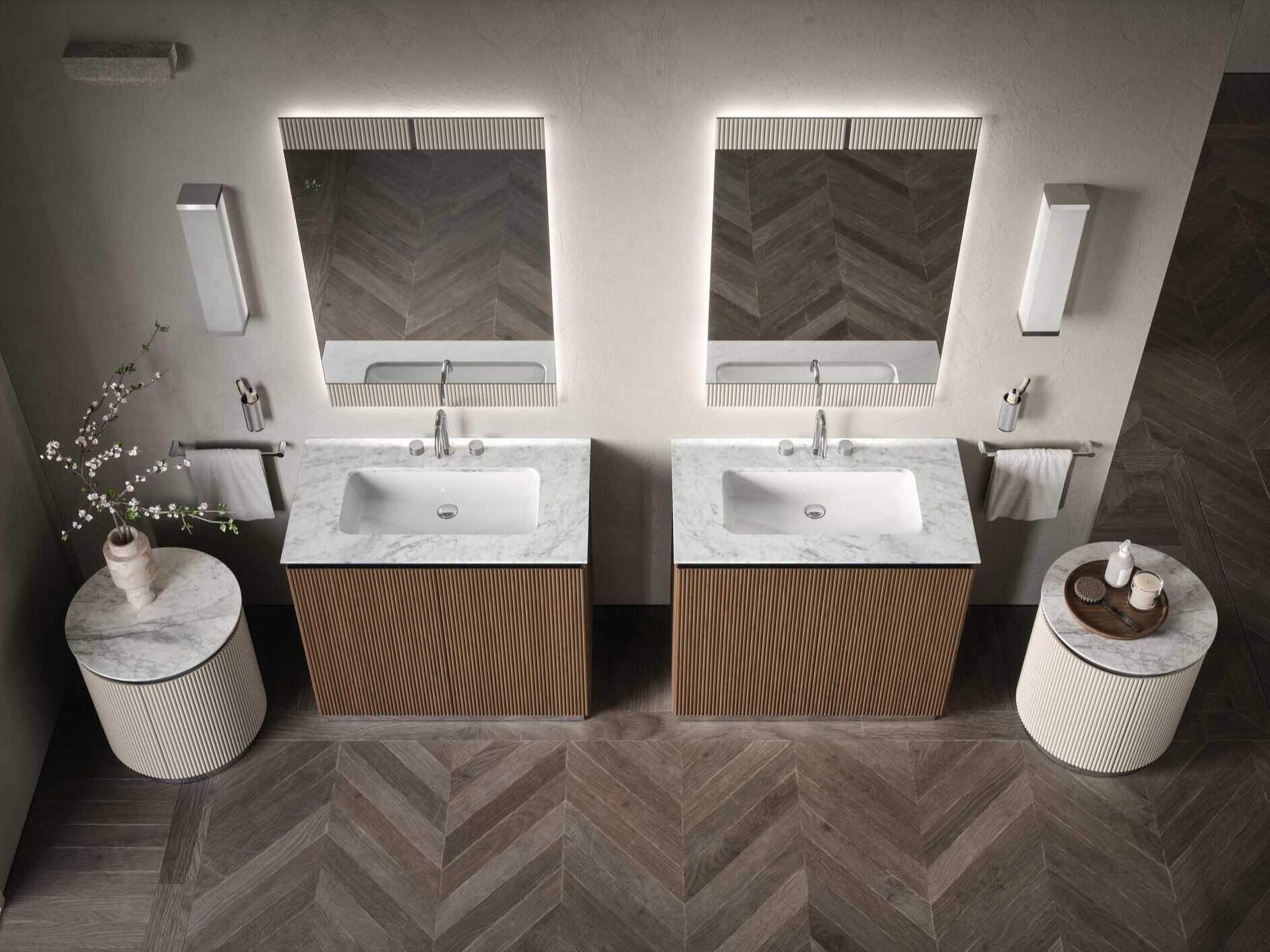 Полная мебель для ванной комнаты OASIS Naos ARCH-00102004 - Вид №1