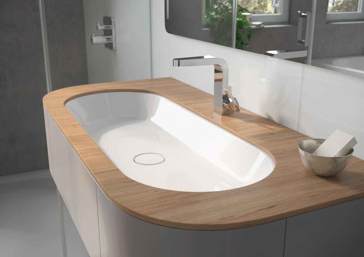 Умывальник KALDEWEI Сталь эмалированная 3059 258 альпийский белый матовый 3059258 - Вид №3