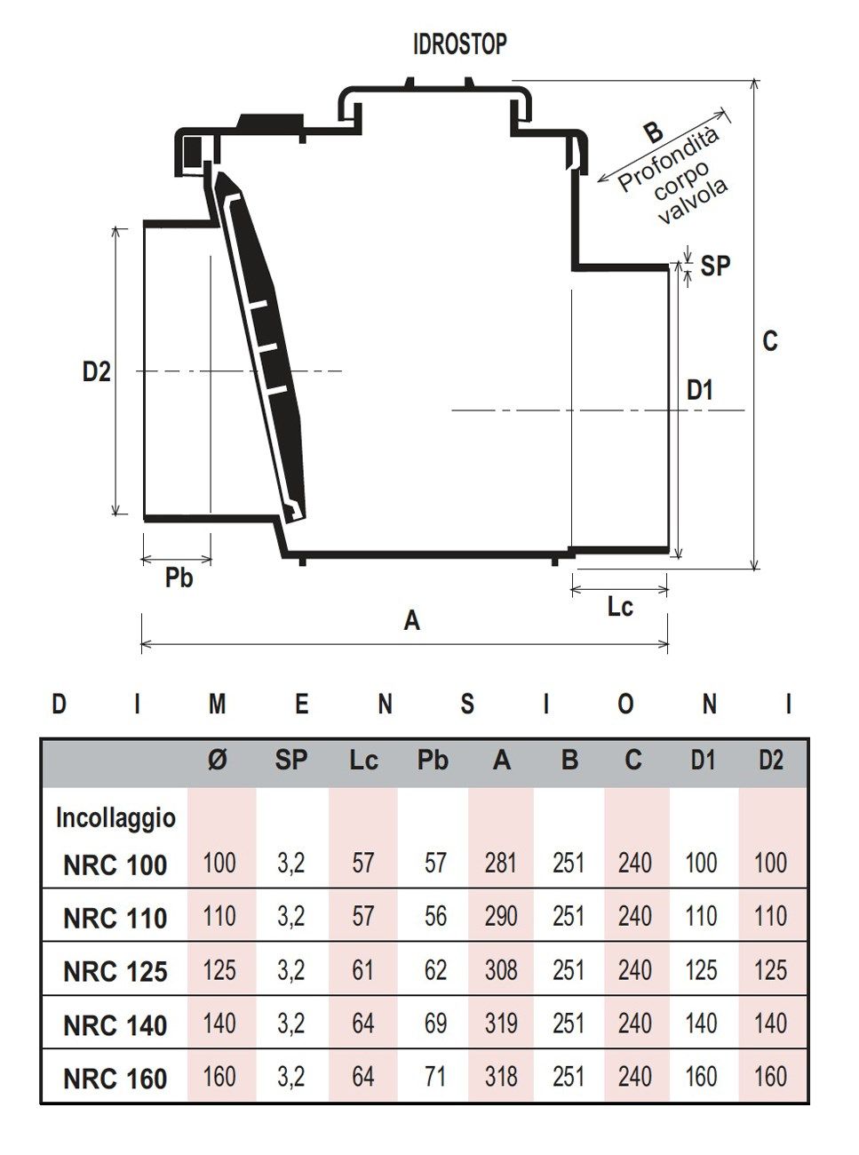 Обратный клапан для склеивания First Corporation First Plast ARCH-00003372 - Вид №1