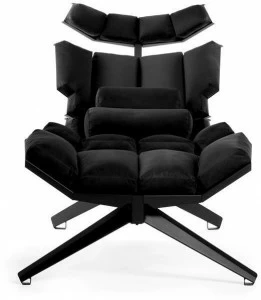 ODESD2 Кресло из ткани с подставкой для ног X