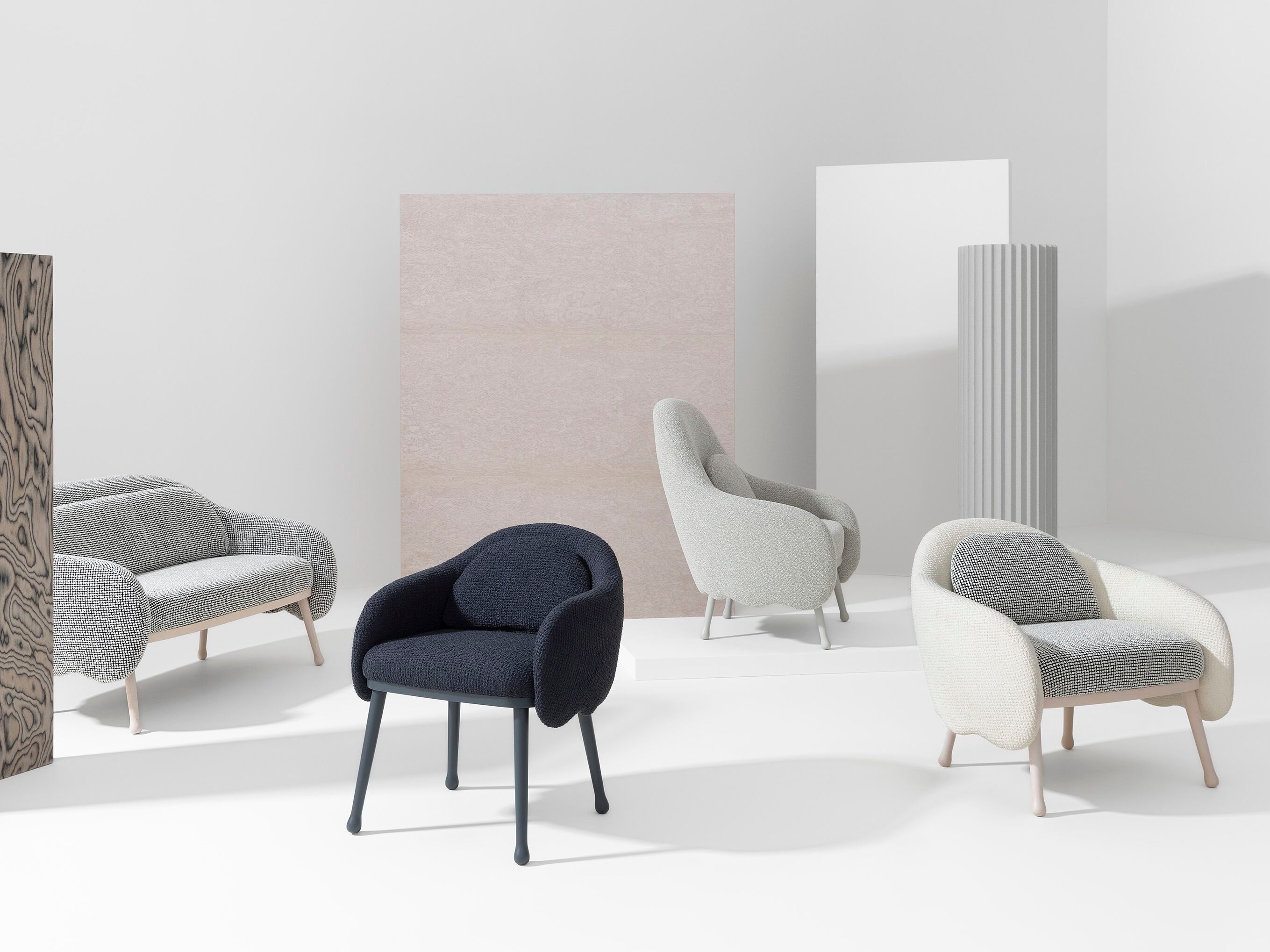 Кресло Bergère из ясеня с подлокотниками Billiani ARCH-00012658 - Вид №2