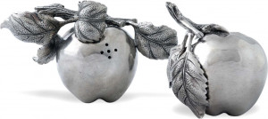 10648837 Vagabond House Набор для соли и перца Vagabond House Яблоко 7см, олово Олово