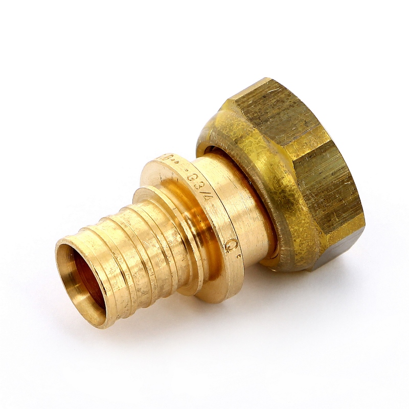 Муфта надвижная В с накидной гайкой бронзовая REHAU 20х3/4" 366078