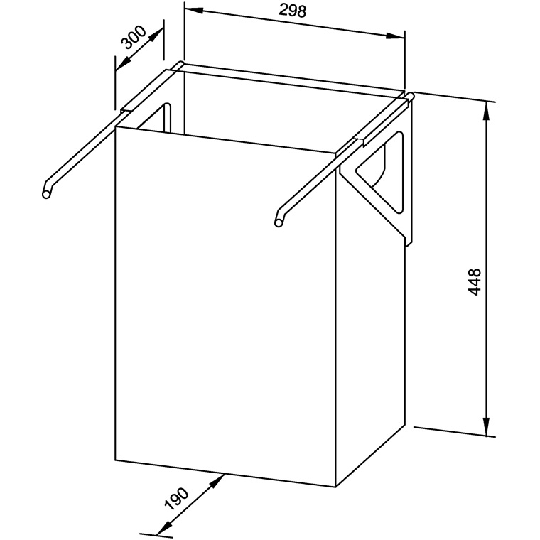 728615 Урна для мусора WP188 WAGNER_EWAR A-LINE Wagner Ewar  - Вид №1