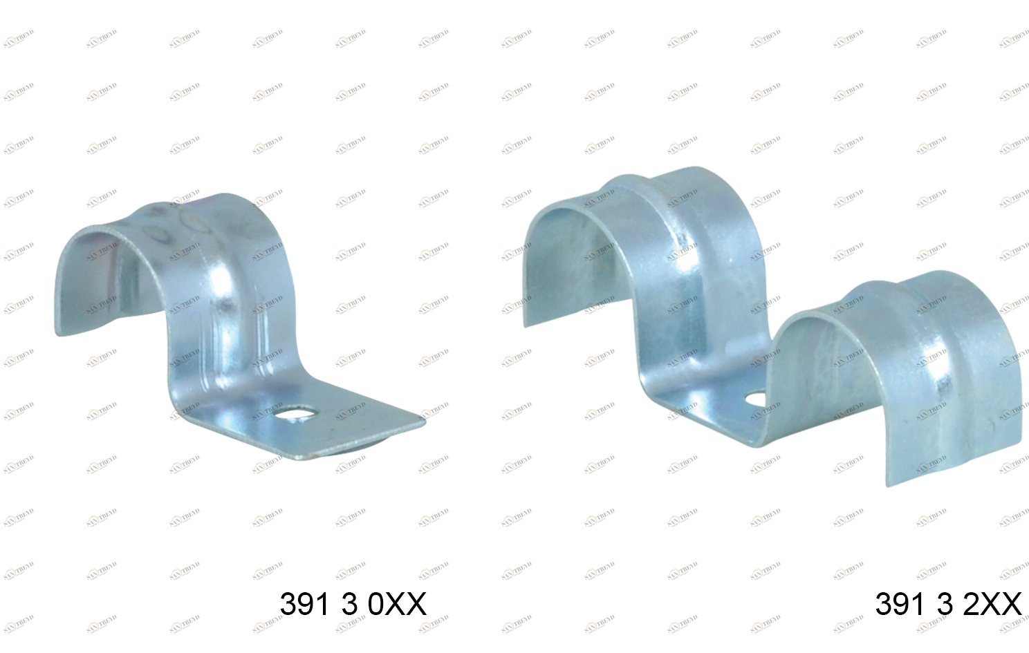 3913220 Монтажные профиля BIS Напольные хомуты для монтажа труб к полу WALRAVEN 
