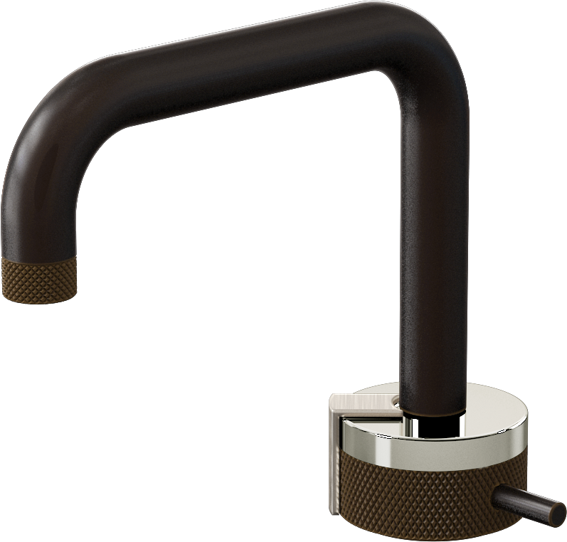 E-11500-R1PC-L2BNi-OB Однорычажный прогрессивный смеситель для раковины - излив 15,3см GRAFF MOD+