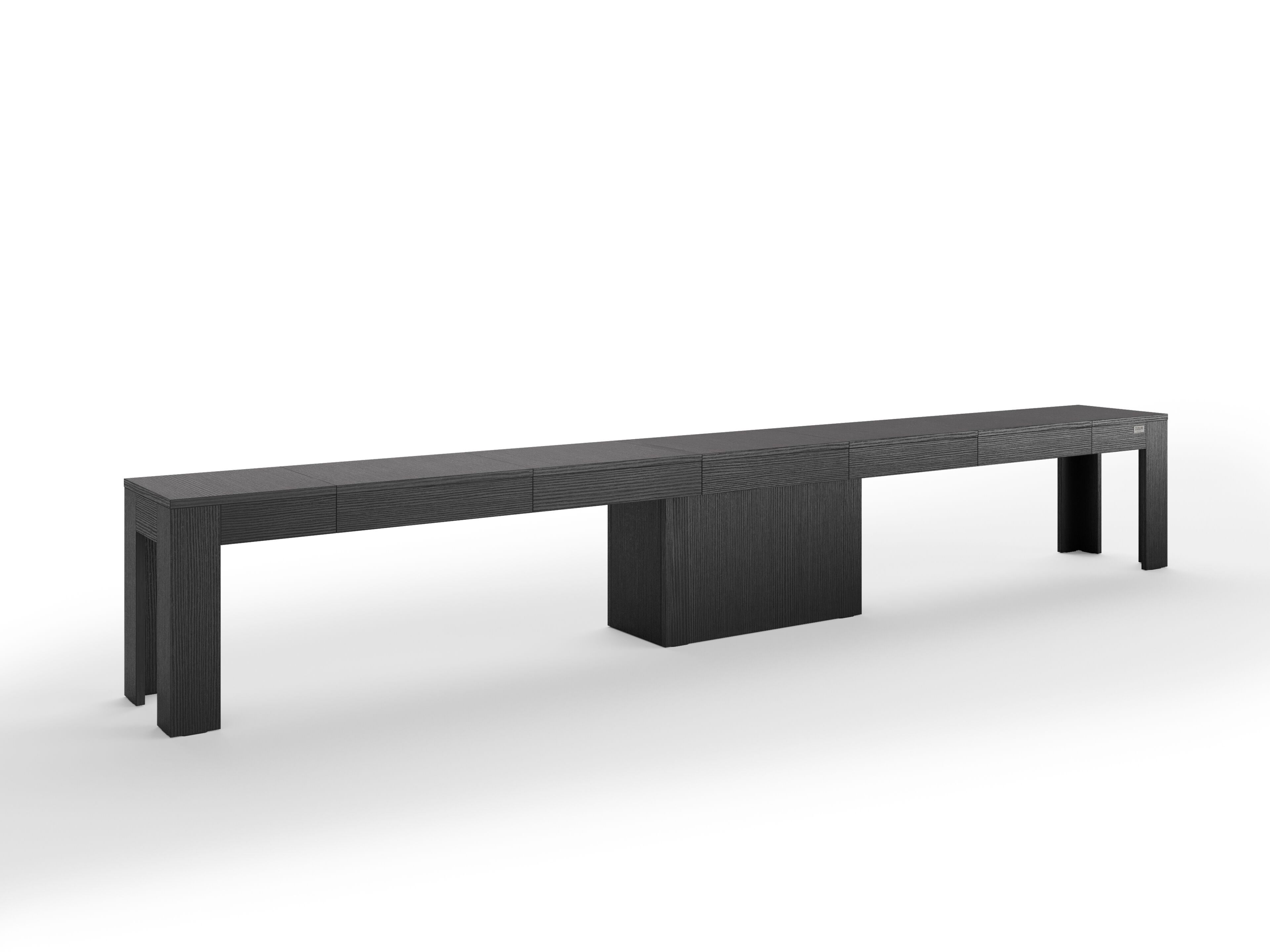 Выдвижная скамья из черного ясеня Mobili Fiver Rachele ARCH-00104241