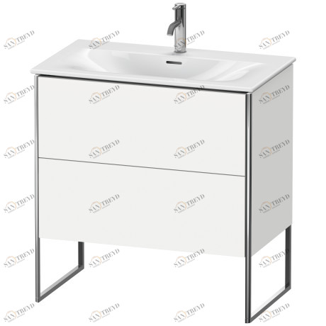 XS452401818 XSquare Тумбочка напольная Белый матовый, декор Duravit