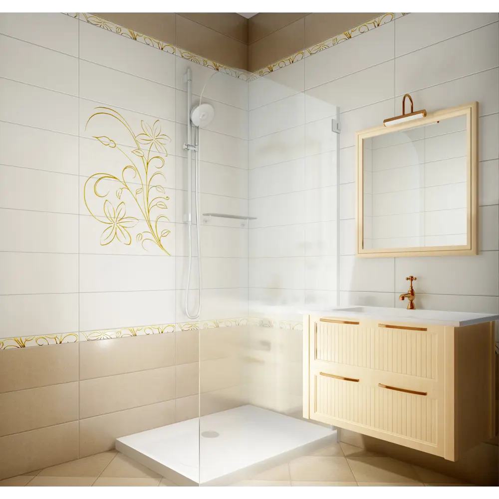 Плитка напольная Kerabel Милан 34.5x34.5 см 1.9 м² цвет бежевый 82903582 STLM-2151286  - Вид №3