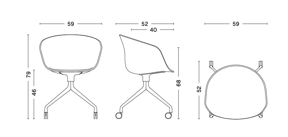 Стул Hay About a Chair ARCH-00123318 - Вид №3