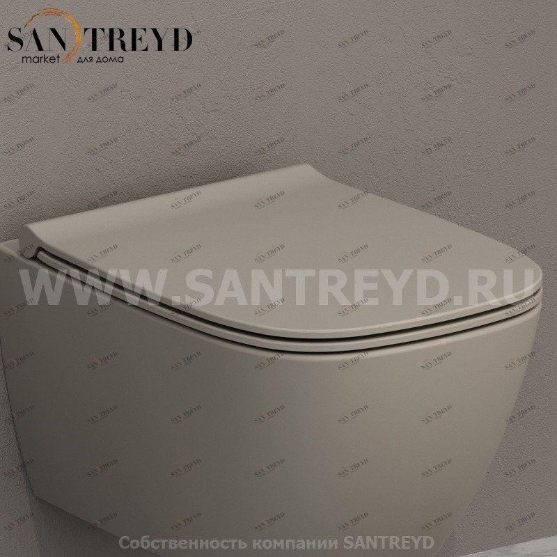 GN022GH Крышка сиденье для унитаза Ceramica Globo GENESIS