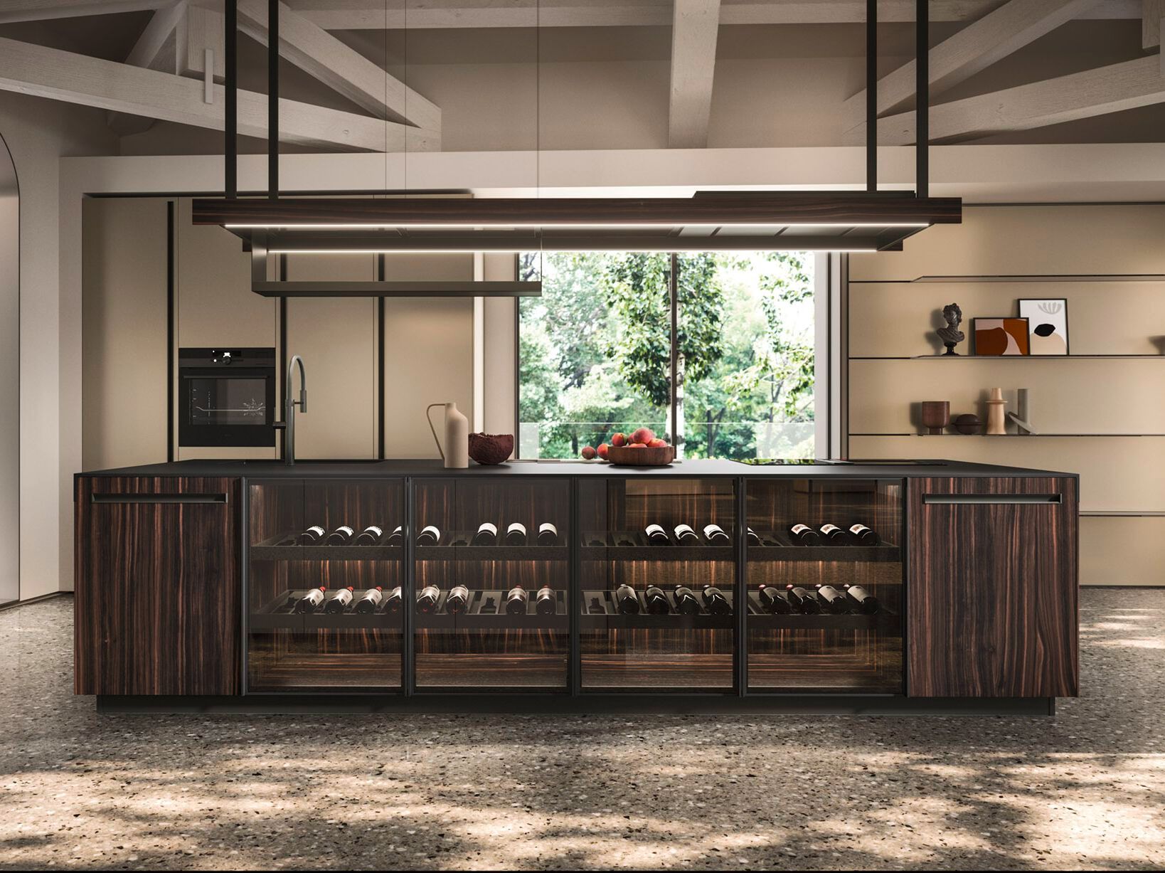 Встроенная кухня с островом Arrital Ak_Project ARCH-00086457