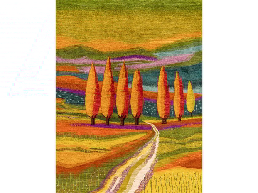 Прямоугольный шерстяной ковер Zollanvari Gabbehs Landscapes ARCH-00099282