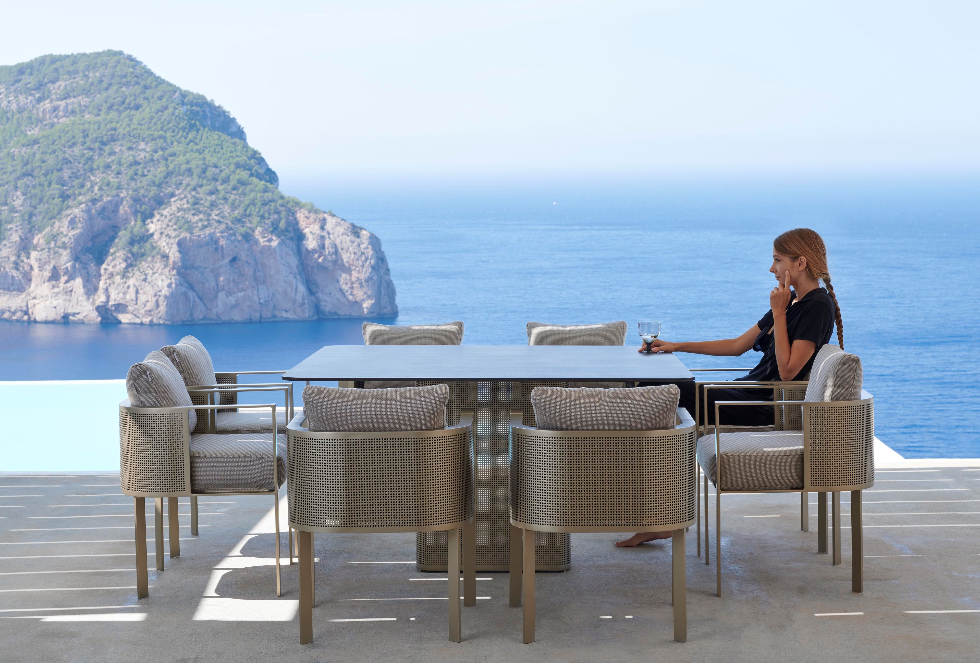 Квадратный фарфоровый стол GANDIABLASCO Solanas ARCH-00018556 - Вид №1