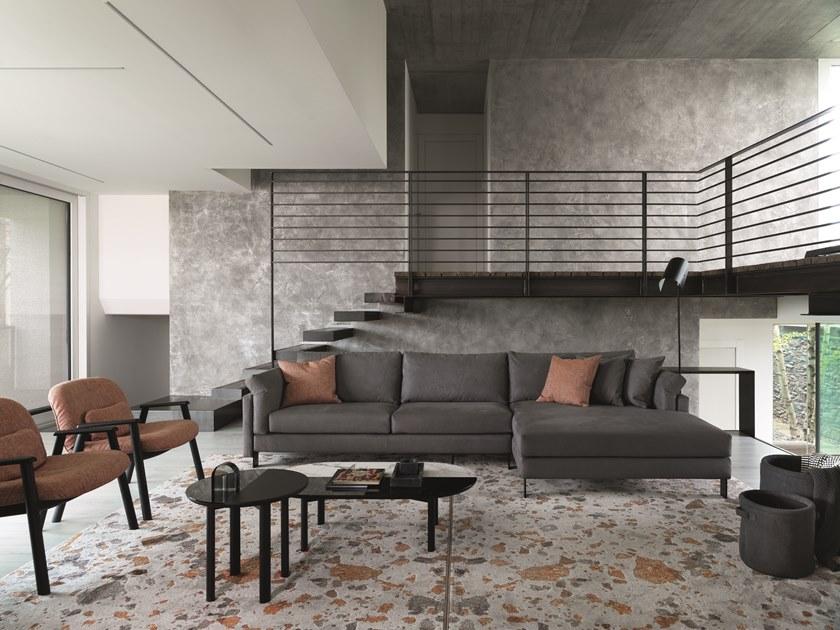 Calligaris Круглый журнальный столик из фанерованного дерева и зеркального стекла Bam Cs5128-p - Вид №4