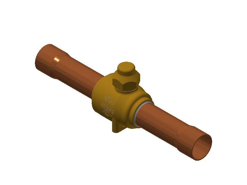 Danfoss GBC — Запорные шаровые краны для CO2 45 бар GBC 18s Кран запорный шаровой 009L7563  - Вид №13