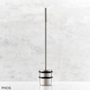 TSB90-110G450 Напольный дверной стопор, тяжелый, с ручкой 45 см. PHOS