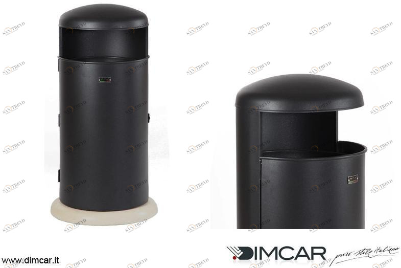 DIMCAR Урна для мусора уличная металлическая с крышкой Elite sun-id-1345148