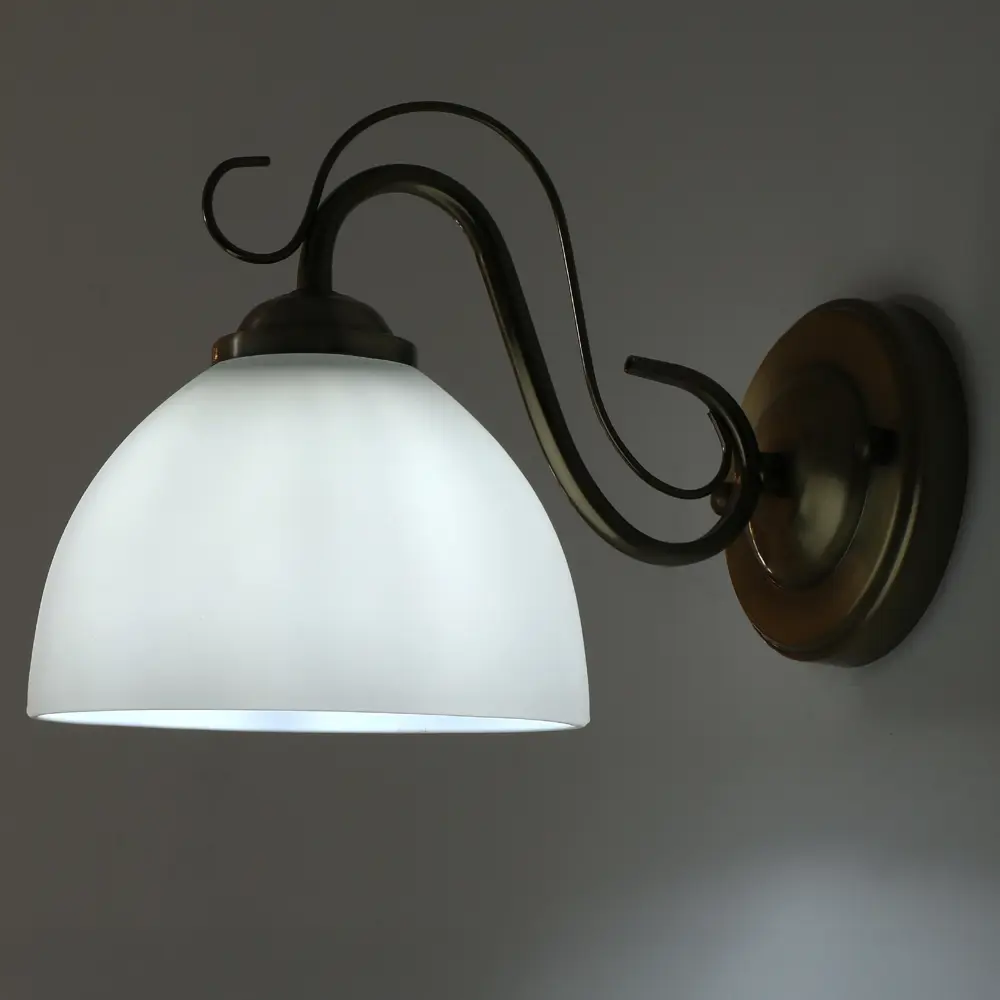 Светильник бра настенный Schaffner Primavera цвет бронза 89442481 STLM-2003329  - Вид №1