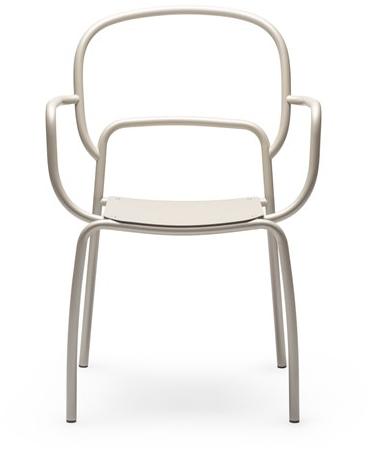 CHAIRS & MORE Стул из лакированного металла с подлокотниками Moyo sun-id-1467028 - Вид №1