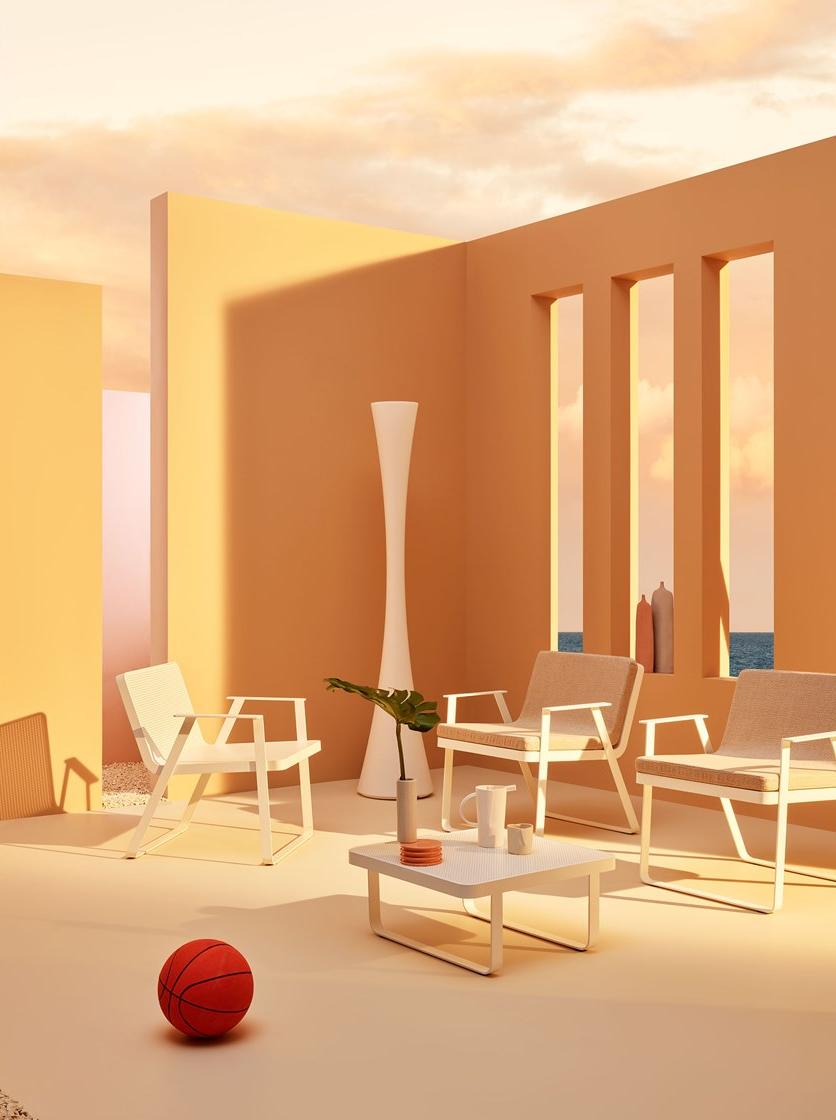 Terraforma Садовое кресло из алюминия с подлокотниками Makemake Mklocbal/1 - mklocbal/2 - Вид №1