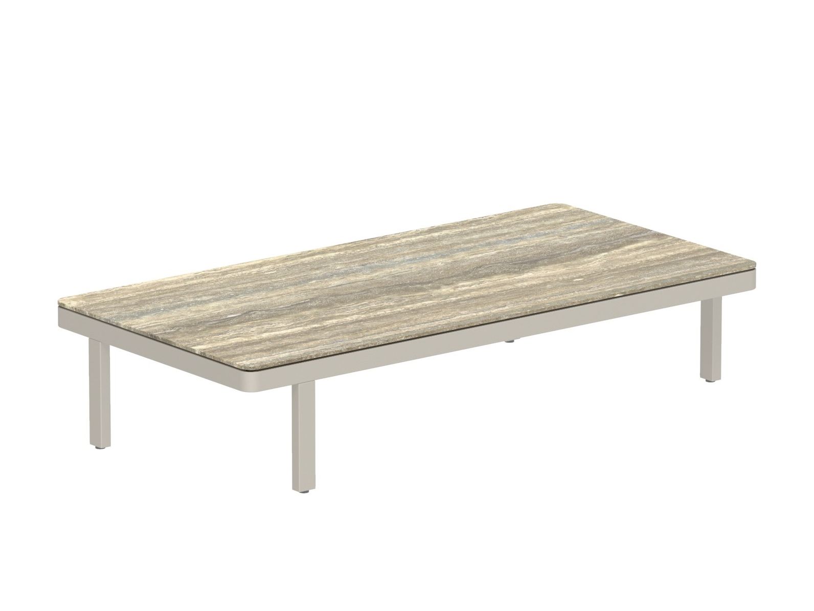 Алюминиевый прямоугольный садовый столик с порошковым покрытием Royal Botania Alura Lounge ARCH-00054418 - Вид №3